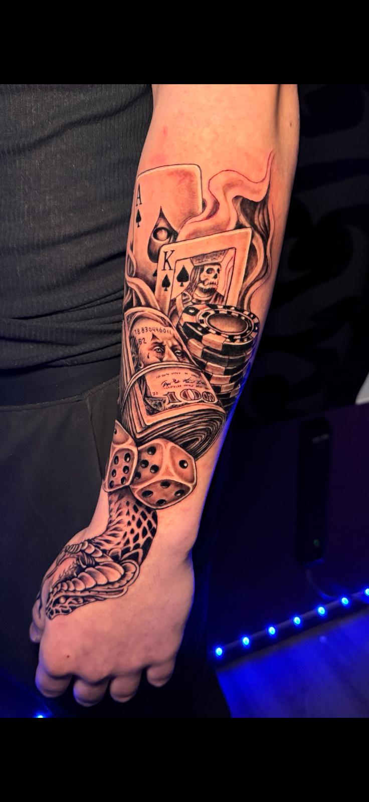 Traditional Japanese style tattoo artwork Prince George BC